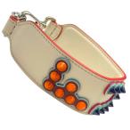 ショッピングフェンディ FENDI フェンディ ミニ ストラップユー ショルダーストラップ 付け替え バッグ用アクセサリー FUN スタッズ レザー ホワイト マルチカラー