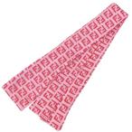 FENDI フェンディ ズッキーノ スカーフ ヘアバンド ポーチ セット 巾着 リボンスカーフ ズッカ柄 ピンク