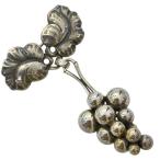 GEORG JENSEN ジョージジェンセン ブローチ ピンブローチ アクセサリー ムーンライト グレープ 葡萄 SV925 シルバー 217A