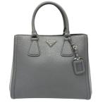 PRADA プラダ BN2438 サフィアーノ ハンドバッグ トートバッグ トライアングルロゴ レザー グレー