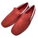 [ не использовался ]TODS Tod's Ferrari Ferrari обувь Loafer обувь для вождения обувь замша красный [ размер 10 1/2 ( примерно 29.5cm)]