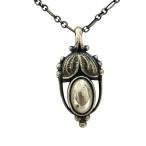 ショッピングジョージジェンセン Georg Jensen ジョージジェンセン ヘリテージ 2003 イヤーネックレス ペンダント アクセサリー SV925 シルバー