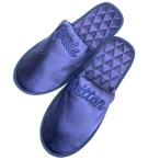  Louis Vuitton сладкий линия салон обувь тапочки Home обувь с вышитым логотипом атлас темно-синий [ размер 40-41( примерно 27-28cm)]