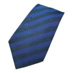 CHANEL Chanel галстук аксессуары мелкие вещи полоса рисунок Logo цепь здесь Mark шелк оттенок голубого 