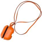 HERMES Hermes AirPods Pro 2 кейс слуховай аппарат кейс с ремешком .B печать H0009441AAR кожа orange 