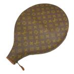  Louis Vuitton ракетка кейс ракетка покрытие монограмма PVC Brown женский LOUIS VUITTON