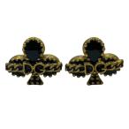  Dolce &amp; Gabbana Dolce&Gabbana запонки запонки кнопка запонки ссылка аксессуары clover DG Logo metal Gold DOLCE&amp;GABBANA