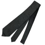 PRADA Prada галстук петля Thai аксессуары мелкие вещи общий рисунок шелк черный оттенок золота 