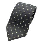 LOUIS VUITTON Louis Vuitton галстук петля Thai точка мелкие вещи общий рисунок Logo шелк серый белый 