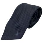 LOUIS VUITTON Louis Vuitton Damier галстук петля Thai аксессуары мелкие вещи Logo общий рисунок шелк черный чёрный 