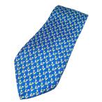 BVLGARI BVLGARY галстук петля Thai аксессуары мелкие вещи общий рисунок Logo шелк голубой многоцветный 