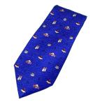 BVLGARI BVLGARY галстук петля Thai аксессуары общий рисунок Logo шелк голубой многоцветный 