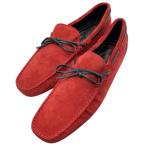 TODS Tod's Ferrari Ferrari Loafer обувь для вождения туфли без застежки замша красный [ размер 10 1/2 ( примерно 29.5cm)]