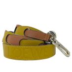 LOEWE ロエベ ブレイデッド ショルダーストラップ 替えベルト アクセサリー 小物 ロゴ レザー ブラウン