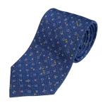 LOUIS VUITTON Louis Vuitton klavatoM73618 галстук аксессуары мелкие вещи общий рисунок Logo шелк голубой 