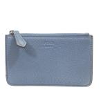 FENDI フェンディ 8AP161 フラグメントケース コインケース 小銭入れ カードケース コンパクト レザー ライトブルー