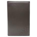  Bottega Veneta сетка обложка для записной книжки карманный чехол обложка для книги складывающийся пополам Logo кожа Brown BOTTEGA VENETA