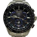 セイコー アストロン GPSソーラーウォッチ デュアルタイム 腕時計 スマートセンサークオーツ シルバー 8X53-0AS0-2 SEIKO