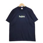 ショッピングシュプリーム WC587E4 Supreme シュプリーム 23FW Box Logo Tee ボックスロゴ 半袖 Tシャツ Mサイズ ネイビー 23AW 迷彩 カモフラージュ ●60