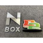  новая машина удален!N-BOX/NBOX N box оригинальный эмблема / орнамент стикер металлизированный Honda (149622)