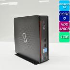 FUJITSU 富士通 ESPRIMO Q520/K Corei3 4160T HDD320GB 4GBメモリ Windows10 Office 中古パソコン デスクトップパソコン 小型