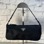 PRADA プラダ テスート ポーチ ナイロン ハンドバッグ ブラック A-11876