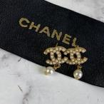 【最終処分SALE】CHANEL シャネル ココマーク パール ピアスゴールド A-5055