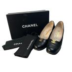 【最終処分SALE】CHANEL シャネル ココマーク パンプス ブラック A-9470
