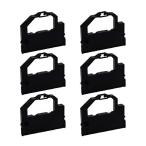 NEC 汎用インクリボンカセット PC-PR201G-01 / EF1297B 黒6個  PC-PR101G PC-PR101G2 PC-PR101/63 PC-PR201G PC-PR201GS ラウンド型プリンタ