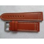 腕時計 サドルレザーベルト 24mm TAN(茶 茶色) 本革 交換バンド Saddle Leather band Hadley Roma