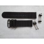 Yahoo! Yahoo!ショッピング(ヤフー ショッピング)スントSUUNTOコアCore用腕時計ナイロンバンド 24mm NATOタイプ 2ピース ベルト 黒色 ブラック パーツ付
