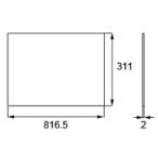 LIXIL полимер panel ванная складывающийся посередине дверь SF type вне есть type ( размер 311×816.5) D9TZ0131