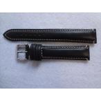 Yahoo! Yahoo!ショッピング(ヤフー ショッピング)腕時計レザーベルト 18mm 黒色 オイルタン Oil-Tan 時計バンド ブラック 黒/白ステッチ Hadley Roma