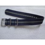 Timex 純正 腕時計 20mm ベルト Weekender ウィークエンダー NATOバンド 青/グレー ストライプ