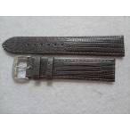 ドイツ製 Di-Modell Topas Tejuリザード型押し 20mm レザーベルト 腕時計バンド 灰色 灰 グレー
