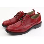 TODAY トゥデイ 5528 red レッド ウィングチップ 本革使用 ウイングチップ
