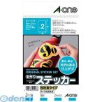 A-one エーワン 29418 手作りステッカー［インクジェット］強粘着タイプはがき　１面ホワイト