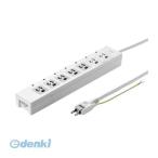 サンワサプライ  TAP-F37-2CLK 電源タップ 5個口連動集中スイッチ付き＋雷ガード 3P・ ...