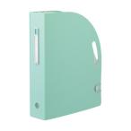 あさってつく対応 リヒトラブ LIHIT LAB. F-7690-19 noie−style ドキュメントボックス タテ A4 ライトグリーン