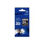 直送 代引不可・他メーカー同梱不可 ブラザー工業 TZeテープ ピータッチ専用おしゃれテープ ラミネートつや消し(マットブラックテープ/..