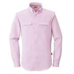 4930269237410 SMART WORK WEAR SW555 мужской | женский рубашка с длинным рукавом цвет : розовый размер :5L
