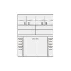 パールホワイトで使いやすい大型保管庫PN-H83DW