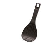 【1個入】4976391031489 エンテック 147AB ポコポコしゃもじ21cm 黒 ヘッター付 スパテル スパテラ 業務用 杓子