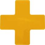 あすつく対応 「直送」 ＴＲＵＳＣＯ DFSX-Y 耐久フロアサインズＸ型 Ｍサイズ 黄１枚 １シート DFSXY 粘着テープ 黄1枚2067270