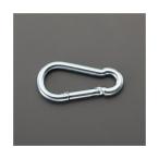 エスコ EA638JP-141 4．0x40．0mm スナップフック 鉄亜鉛メッキ EA638JP141
