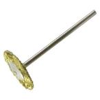 ヤナセ S2-157 ロビンソンブラシ ホイール型 2．34mm軸 真鍮 φ20×2．34 S2157