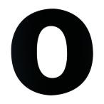 あすつく対応 「直送」 ダイドーハント 10177776 マグネット切り文字 ブラック 0