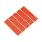 マイスト 5043 蛍光反射シートDX 粘着剤付 オレンジ 5枚入り