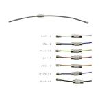 水本 KW-15150-C キーワイヤーホルダー ワイヤー径1．5mm全長150mm クリアー KW15150C