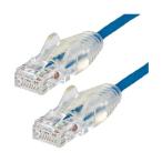 スターテック N6PAT50CMBLS カテゴリ6 CAT6 LANケーブル/50cm/ブルー/極細 ツメ折れ防止